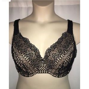 Cacique modern lace underwire full coverage bra